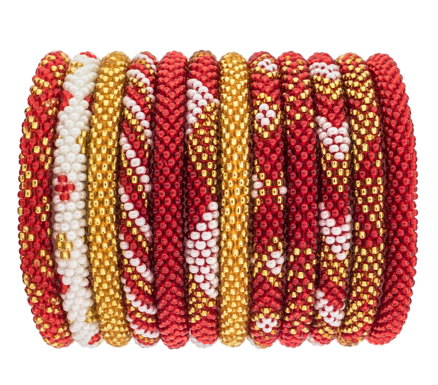 Roll-On® Bracelet Red and Gold (Taylor & Travis Approved)