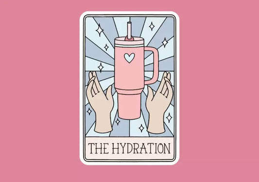 The Hydration Tarot Sticker