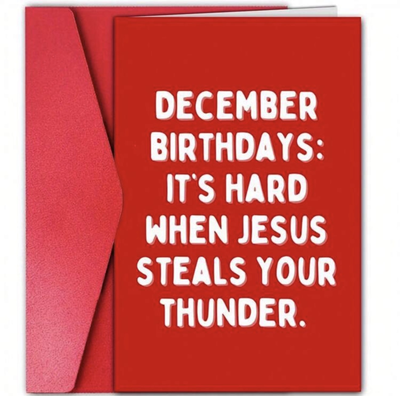 “December Birthday Problems” Card