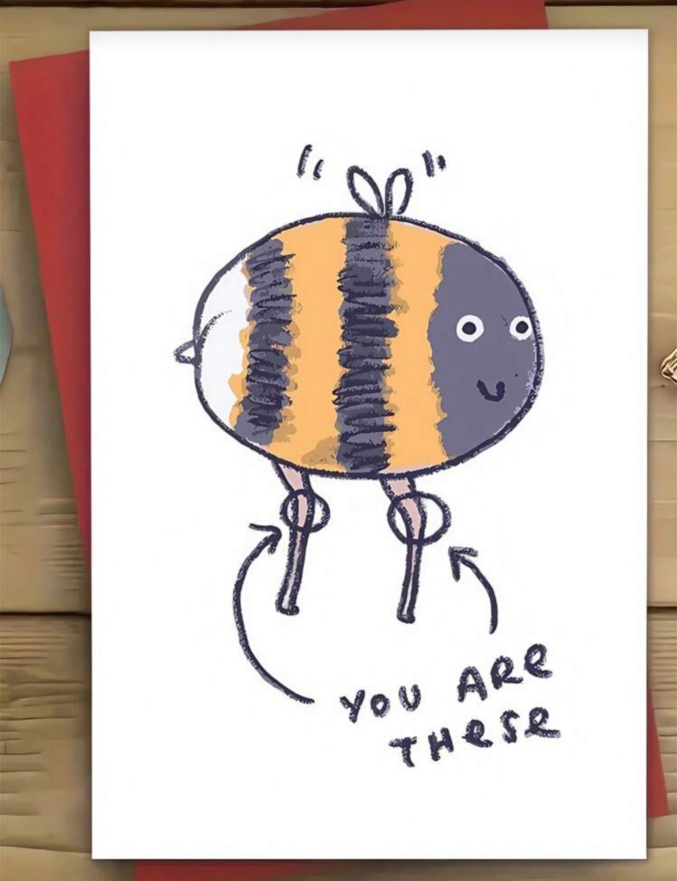“You Are These” Bee Card