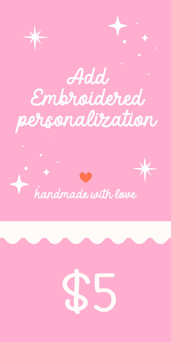 Embroidered Personalization