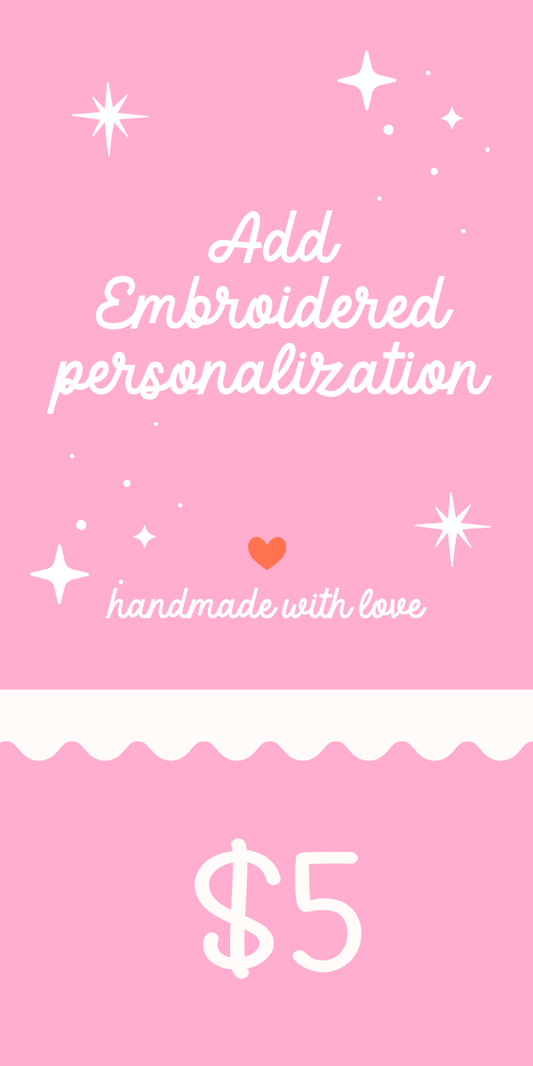 Embroidered Personalization